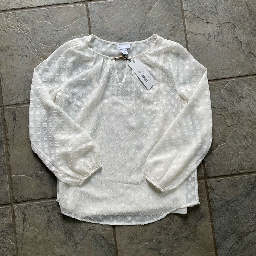 White shirt with sparkles!